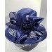 s Giovannio Brand Navy Blue Wide Brim Dress Hat Special Ocassion Church Hat  eb-87835474
